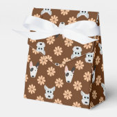 Ballotins Chiens et fleurs Brown (Verso)