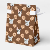 Ballotins Chiens et fleurs Brown (Arrière)