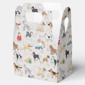 Ballotins Chiens mignons Design Motif Blanc (Ouvert)