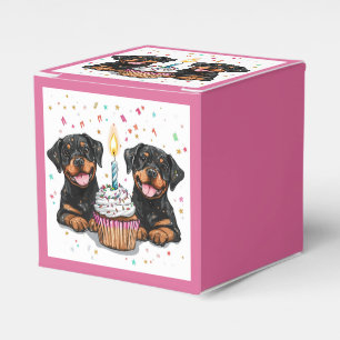 Ballotins Chiens Rottweiler d'anniversaire