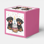 Ballotins Chiens Rottweiler d'anniversaire (Arrière)
