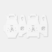 Ballotins Chihuahua élégant : Art de ligne personnalisé (Déplié)