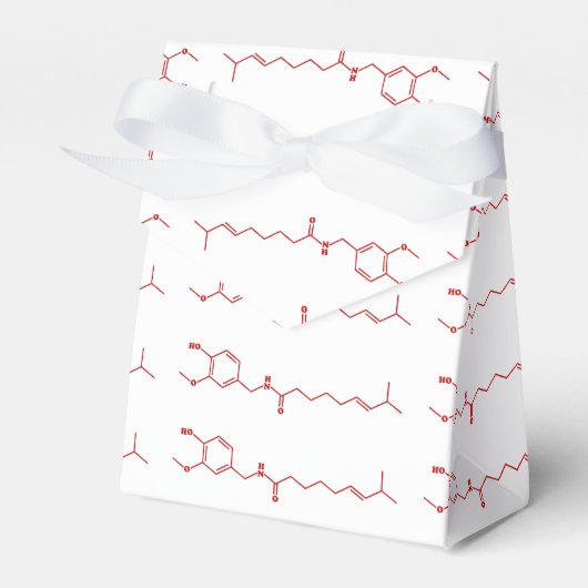 Ballotins Chili Capsaicin Formule chimique moléculaire (Verso)