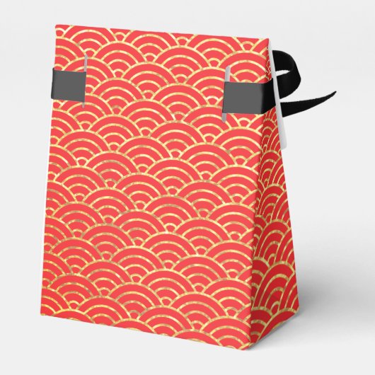 Ballotins Chine Double Mariage Bonheur argent Or Rouge Fa (Arrière)