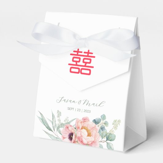 Ballotins Chine Double Mariage Merci (Verso)