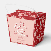 Ballotins Chinese Love Red Cherry Blossoms (Arrière)