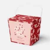 Ballotins Chinese Love Red Cherry Blossoms (Verso)