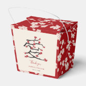 Ballotins Chinese Love Red Cherry Blossoms (Arrière)