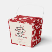 Ballotins Chinese Love Red Cherry Blossoms (Verso)