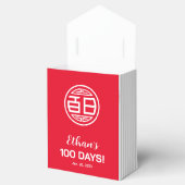 Ballotins Chinois traditionnel bébé 100 Jours 百 日 Ballotin (Ouvert)