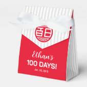 Ballotins Chinois traditionnel bébé 100 Jours 百 日 Ballotin (Verso)