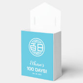 Ballotins Chinois Traditionnel Bébé 100 Jours 百 日 (Bleu) (Ouvert)