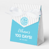 Ballotins Chinois Traditionnel Bébé 100 Jours 百 日 (Bleu) (Verso)