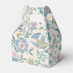 Ballotins Chinoiserie Vintage Oiseaux Floral Motif Pastel