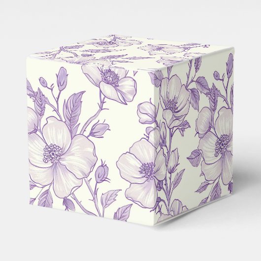 Ballotins Chinoiserie Violet Clair (Verso)