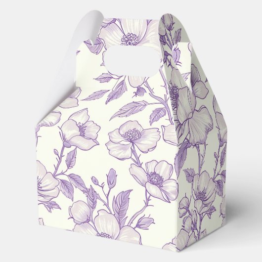 Ballotins Chinoiserie Violet Clair (Verso)
