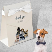 Ballotins Chiot pur | Cravate noire Élégant Baby shower mign