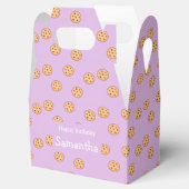 Ballotins Chocolat chips biscuits d'anniversaire violet (Ouvert)