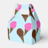 Ballotins Chocolat & fraise Glace Party Favoriser les boîtes (Arrière)