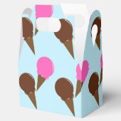 Ballotins Chocolat & fraise Glace Party Favoriser les boîtes (Ouvert)