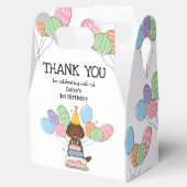 Ballotins Chocolat Labradoodé Anniversaire Merci Ballotin (Ouvert)