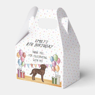 Ballotins Chocolat Labrador Retriever Anniversaire Merci
