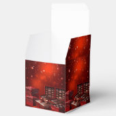Ballotins Chocolate Candy Christmas Holiday Favor Box (Ouvert)