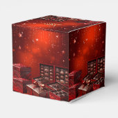 Ballotins Chocolate Candy Christmas Holiday Favor Box (Arrière)