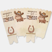 Ballotins Chou bébé premier rodéo petit cowboy anniversaire (Déplié)