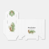 Ballotins Chouette aquarelle Noël (Déplié)