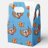 Ballotins Chouette avec masque tuba et poisson tropical (Ouvert)