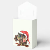 Ballotins Chouette Ballotin de Noël avec cadeau (Ouvert)