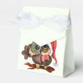 Ballotins Chouette Ballotin de Noël avec cadeau (Verso)