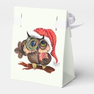 Ballotins Chouette Ballotin de Noël avec cadeau