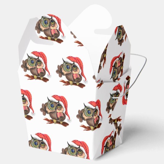 Ballotins Chouette Bébé en Casquette et cadeau de Noël - Des (Ouvert)