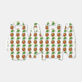 Ballotins Chouette elfe de Noël avec présent (Déplié)