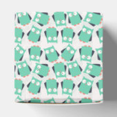 Ballotins Chouettes lunaires turquoises (Haut)