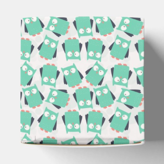 Ballotins Chouettes lunaires turquoises (Haut)