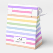 Ballotins Christine 3 sections Photo personnalisée Arc-en-ci (Arrière)