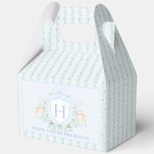 Ballotins Christmas Deer Crest Monogramme