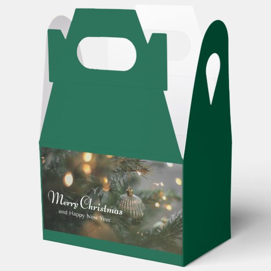 Ballotins Christmas design favor boxes (Ouvrir)