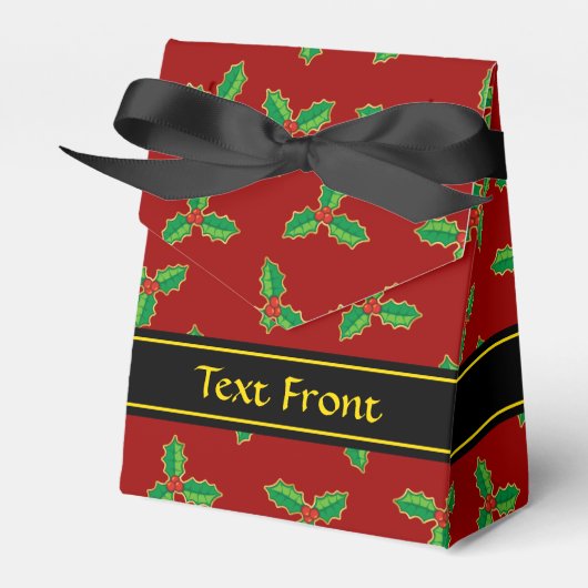 Ballotins Christmas Holly Motif (Verso)