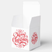 Ballotins Christmas Merry Christmas Favor Gift Box (Ouvert)