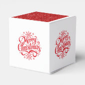 Ballotins Christmas Merry Christmas Favor Gift Box (Arrière)