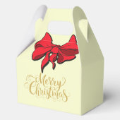 Ballotins Christmas Merry Christmas Red Bow Gift  (Verso)