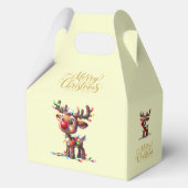 Ballotins Christmas Merry Christmas Rudolph Favor Gift Box (Verso)