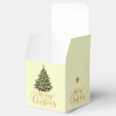 Ballotins Christmas Merry Christmas Tree Favor Gift Box (Ouvert)