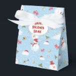 Ballotins Christmas Snowman<br><div class="desc">A Digitalbcon Images Design avec un collage créatif d'éléments de Noël, de Snowmen et de cadeaux de Noël dans ce ballotin "Christmas Snowman" unique en son genre. Créez une atmosphère d'excitation et d'anticipation à votre fête et de divertissement de vacances avec cette boîte cadeau spécialement conçue qui est livré avec...</div>