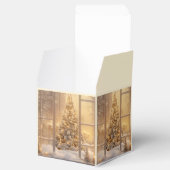 Ballotins Christmas Tree Photo Favor Gift Box (Ouvert)