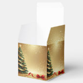 Ballotins Christmas Tree Ribbons Holiday Favor Box (Ouvert)